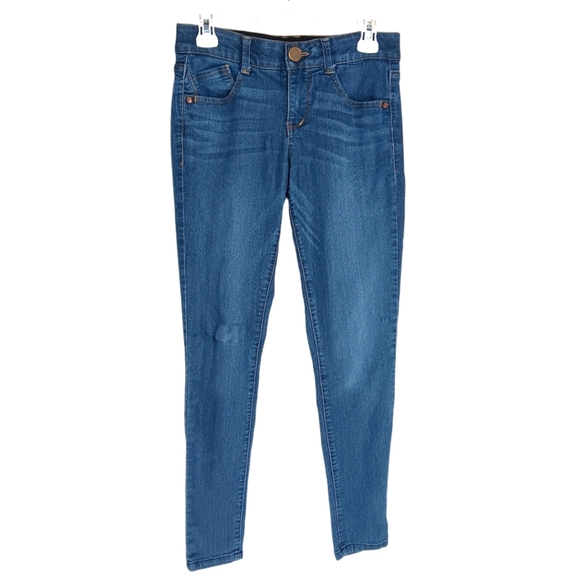 WIT & WISDOM Stretch Skinny Low Rise Jeans Medium Wash Size 4 - Picture 1 of 7